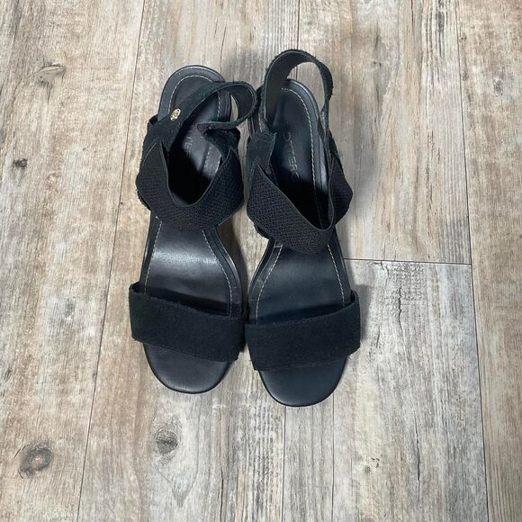 Bottero Heels Women's 10 Black Sandals - Picture 1 of 6